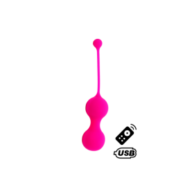 MINA Rose, Boules de Geisha en silicone médical USB avec télécommande 